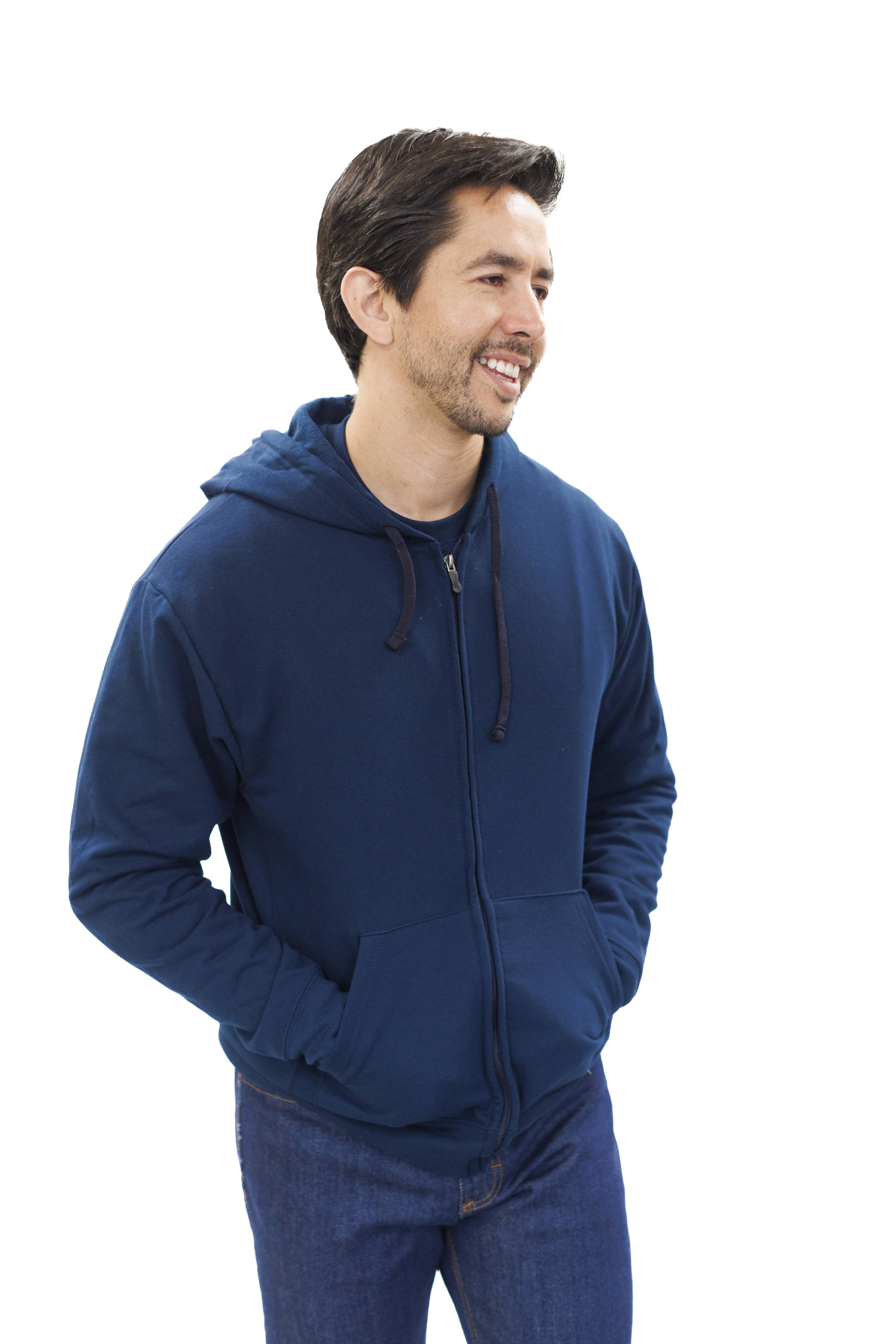 SUDADERA CIERRE UNISEX front