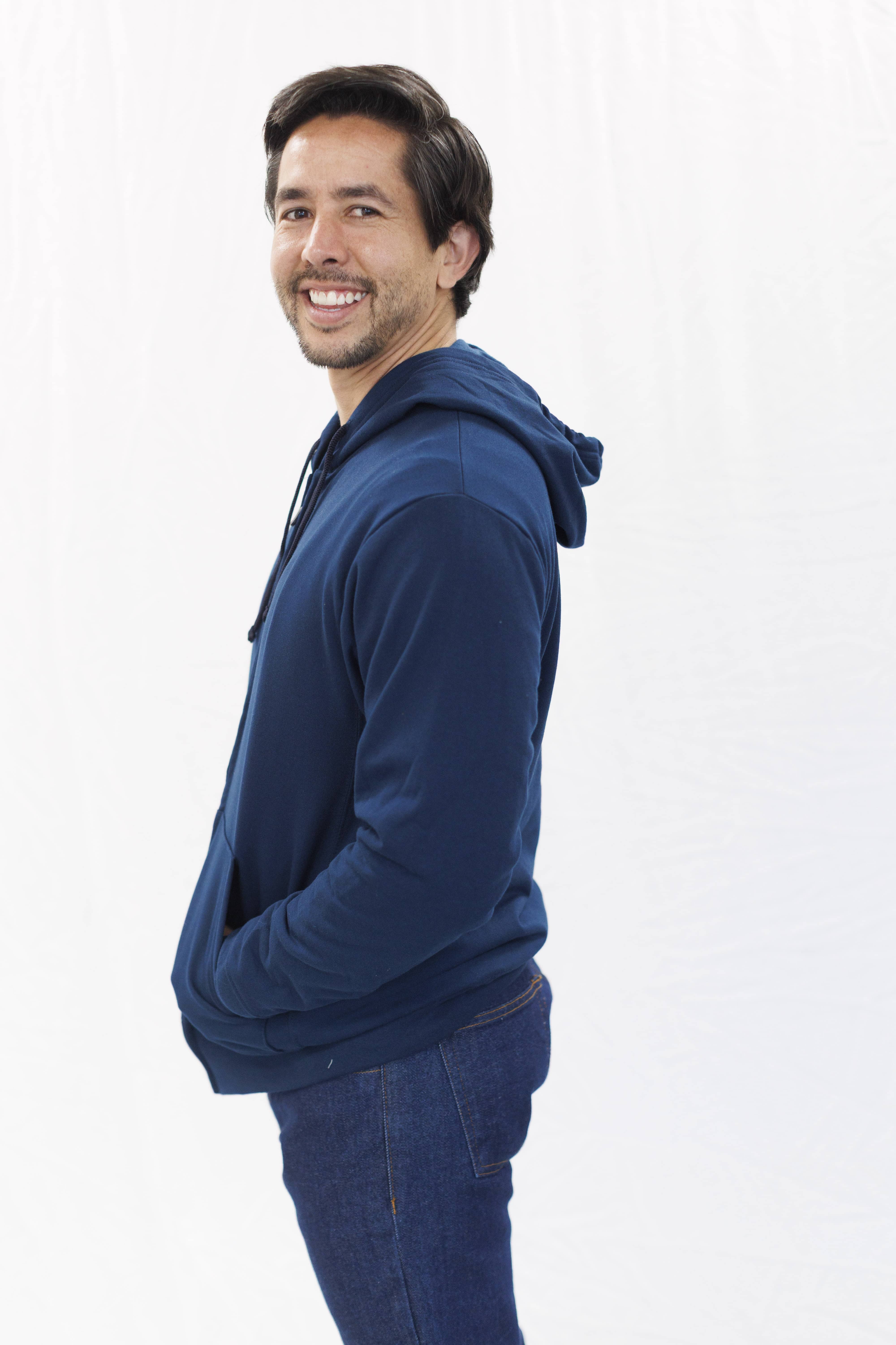 SUDADERA CIERRE UNISEX hover